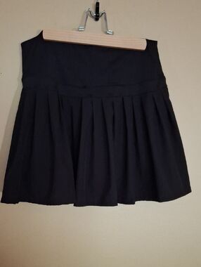 Kyodan Black Pleated Skirt W Shorts Under